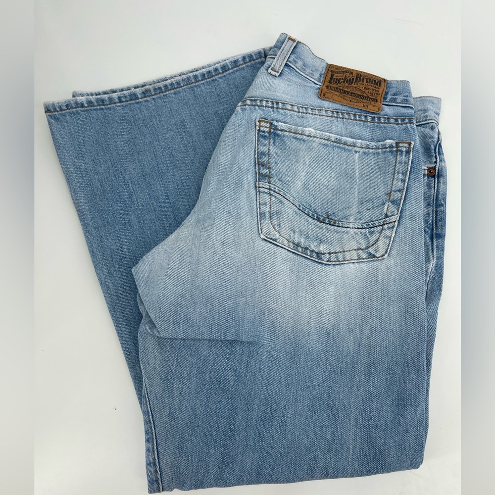 ⭐️Vintage Lucky Brand Men's Wave Rider Relaxed Bootleg Blue Jeans